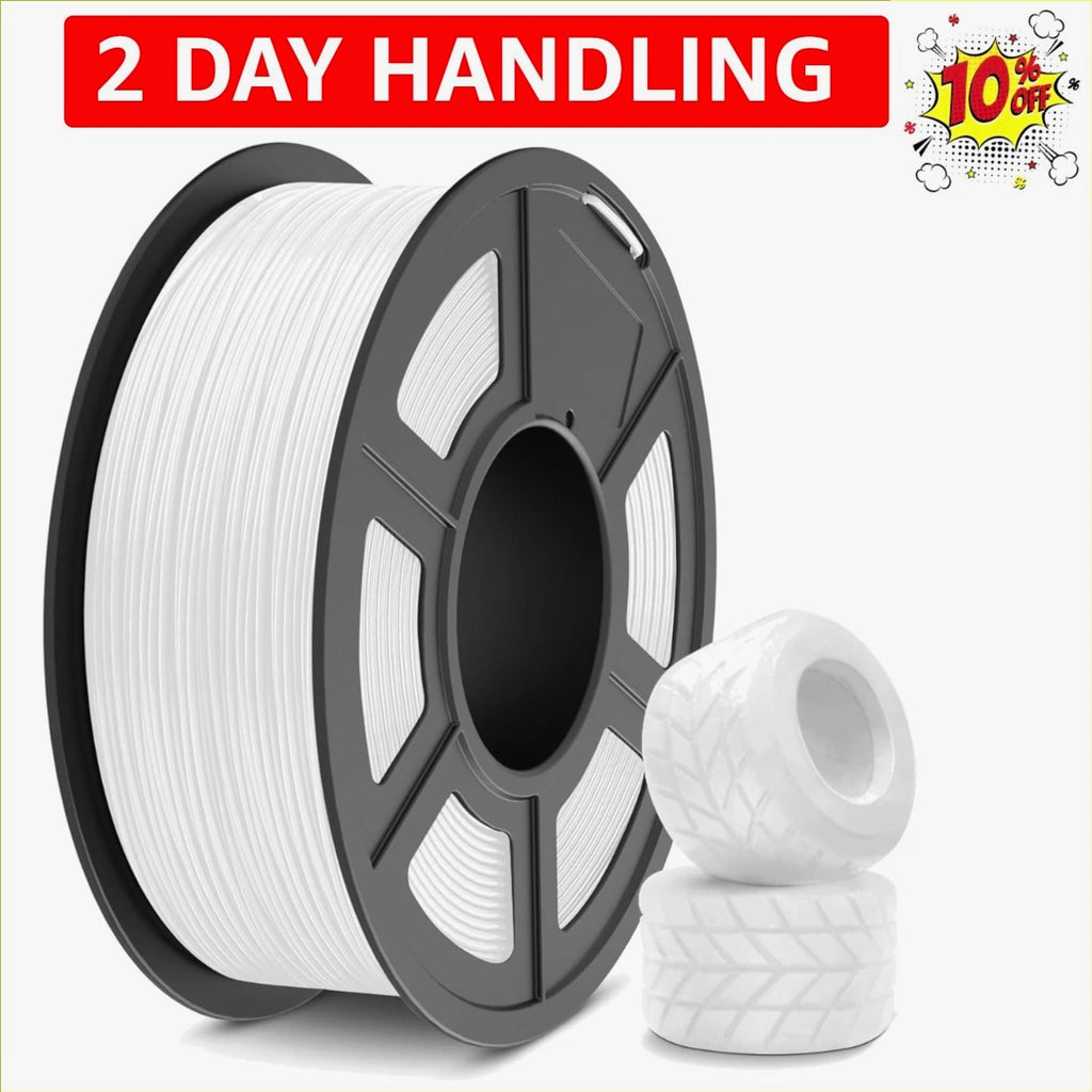 High Speed TPU 3D Printer Filament 1.75mm, 95A TPU Flexible - 1KG for FDM