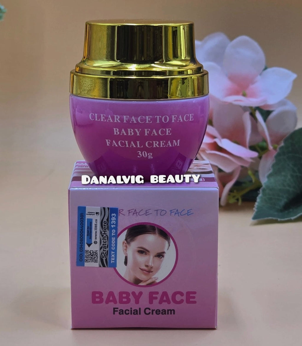 baby face facial cream Active Clear Dark Spots $ Scars In 7 Days