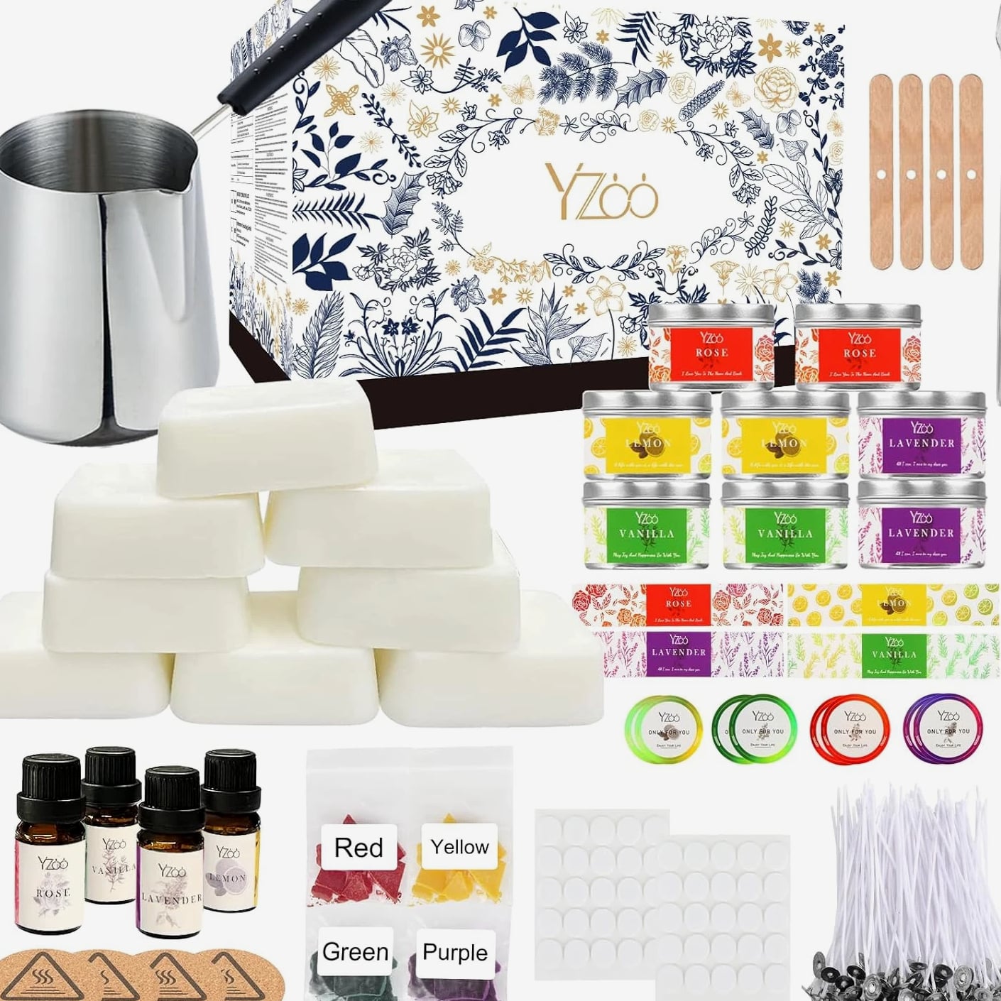 Complete Candle Making Kits for Adults & Beginners, DIY Candle Making Supplies