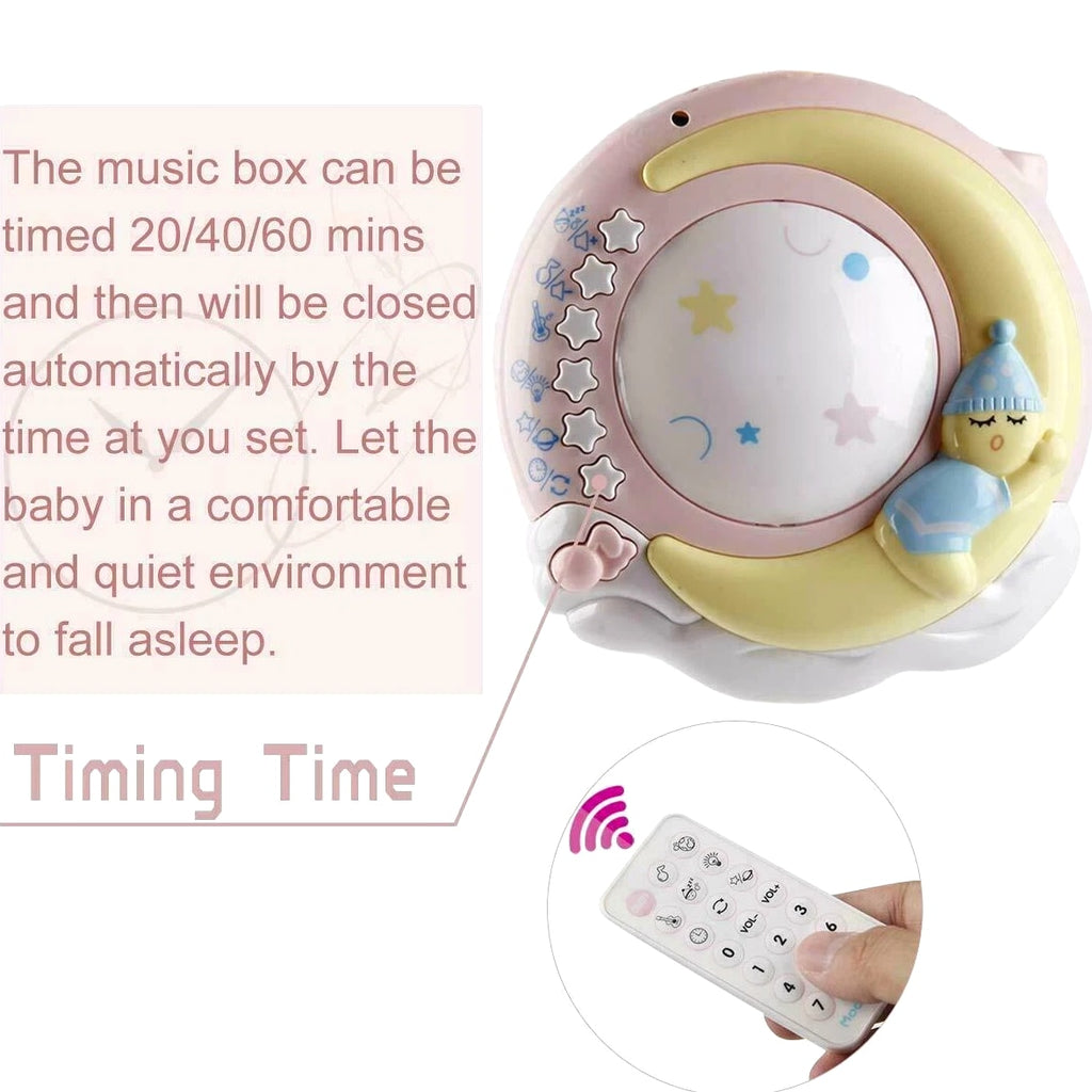 Mobile Baby Rattle Toy Cot Musical Light Bed Bell Kid Hanging Crib Nursery Gift