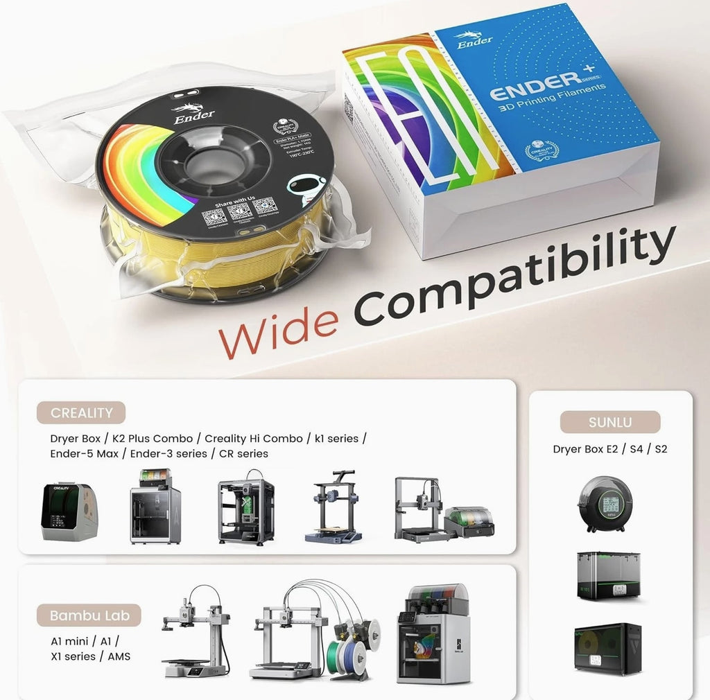 Creality Matte PLA Plus Filament 1.75mm, Olive Green Color, Low Warping, Mini...