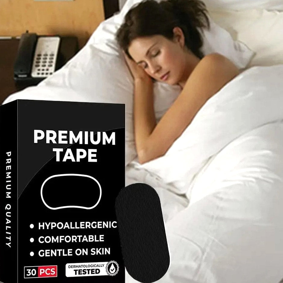 30pcs Anti Snore Mouth Breathing Tape for Better Sleep Nasal Strips