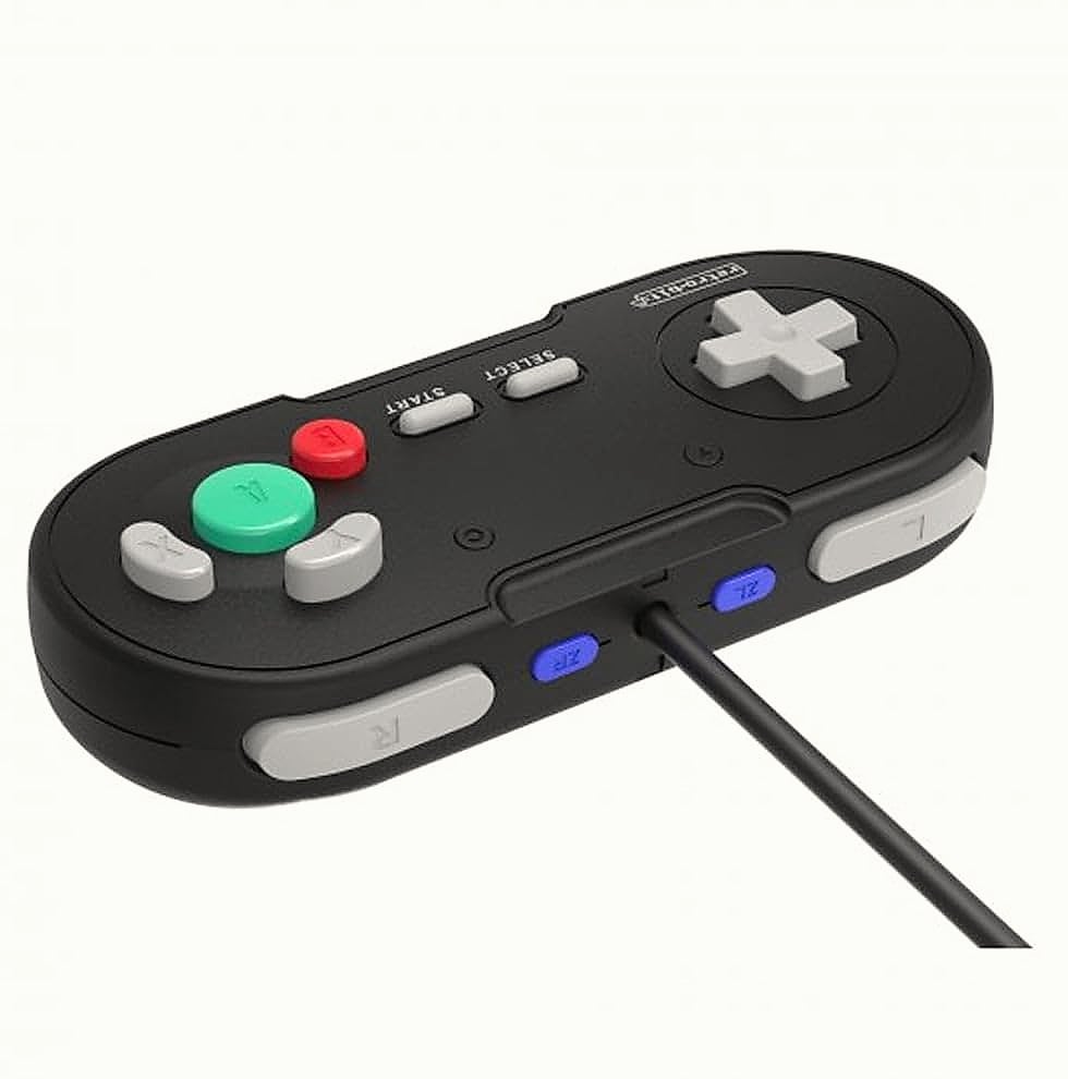 Retro-Bit Legacy GC Wired Controller GameCube Wii Black