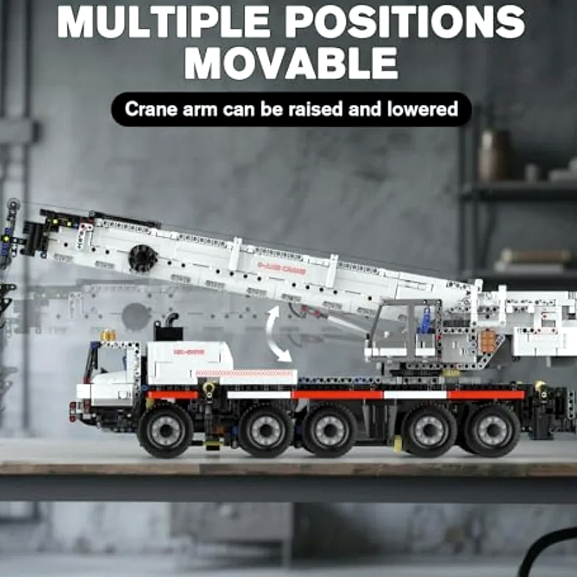 Mould King 17075 APP Programmable Construction Crane Building Set