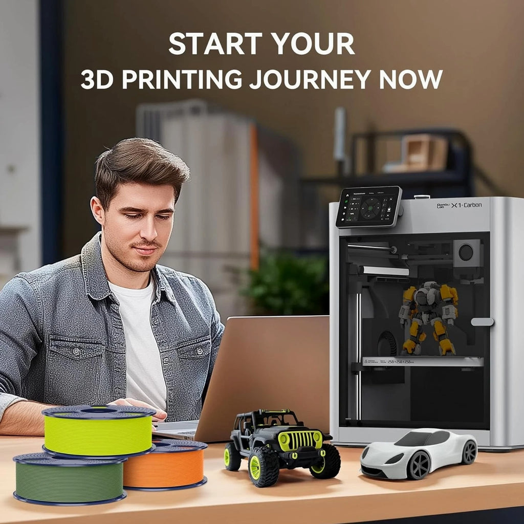 High-Quality 10KG PLA Filament 1.75mm - Matte Texture, 10 Colors, Easy Print