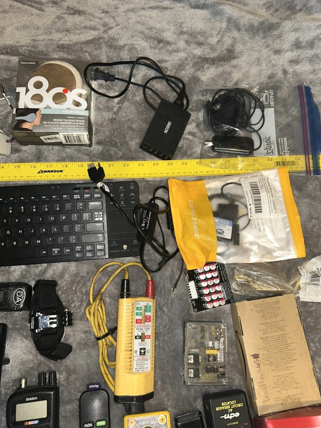 Junk Drawer Mixed Lot of Electronics Gadgets As-Is Used Untested Parts Repair