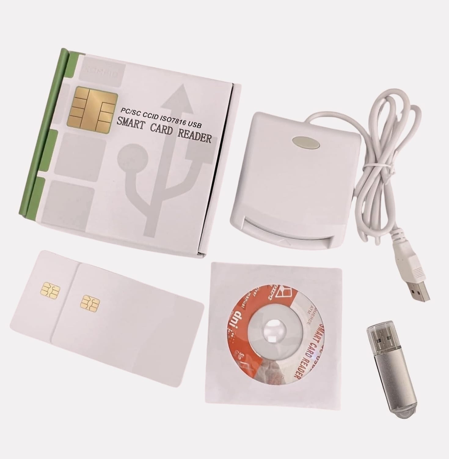 XCRFID SCRN99 ISO7816 Contact Chip Card Reader Writer USB