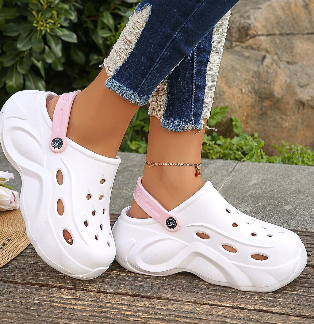 Women's Chunky Platform Sandals with Thick EVA Sole