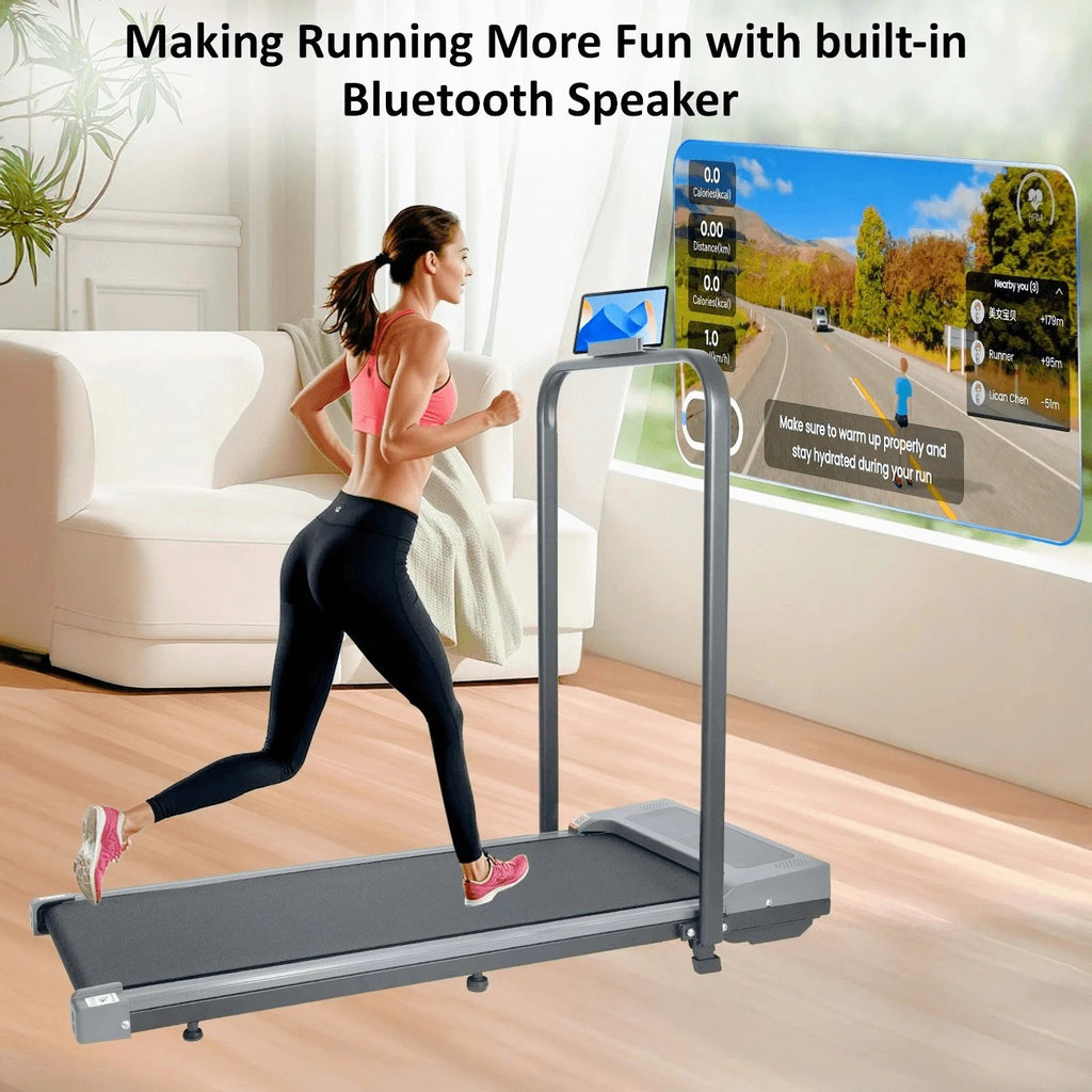 New 5 % lncline Walking Pad，4-in-1 Walking Pad Treadmill With vibration mode