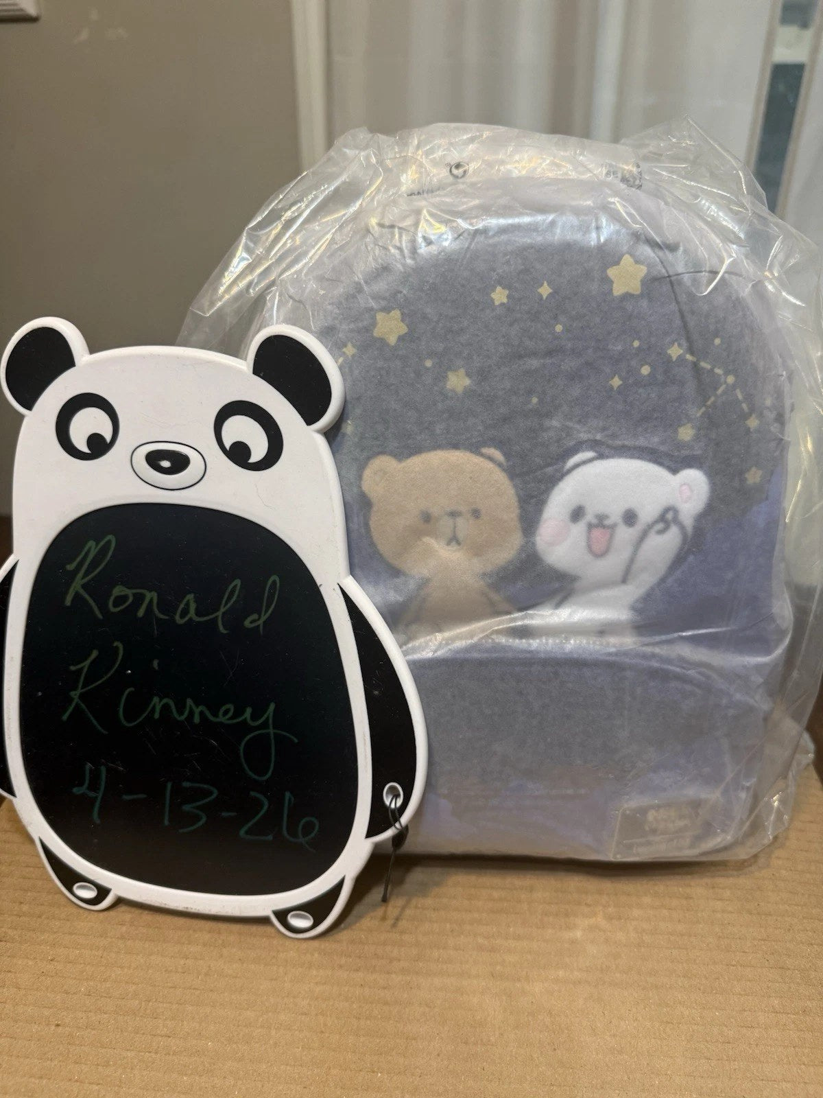 IN HAND Exclusive Loungefly Milk Mocha Bear Blue Star Mini Backpack Bag -NWT