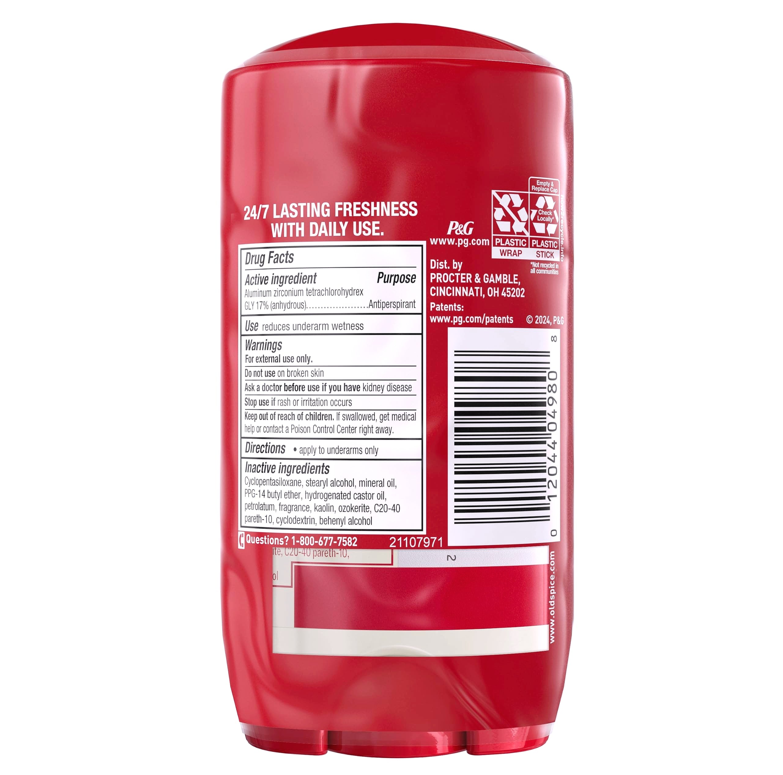 Old Spice Dry Feel Antiperspirant Deodorant Men 2.6oz