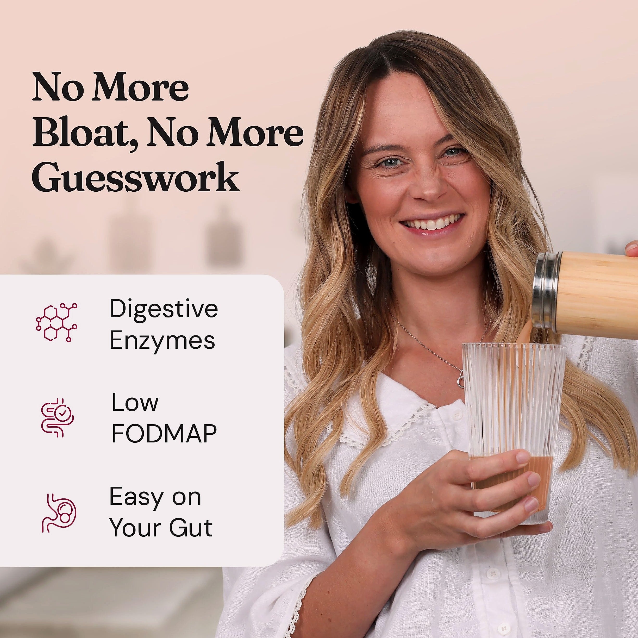 Nourished Natural Health FloFit Pea Protein Powder for Women