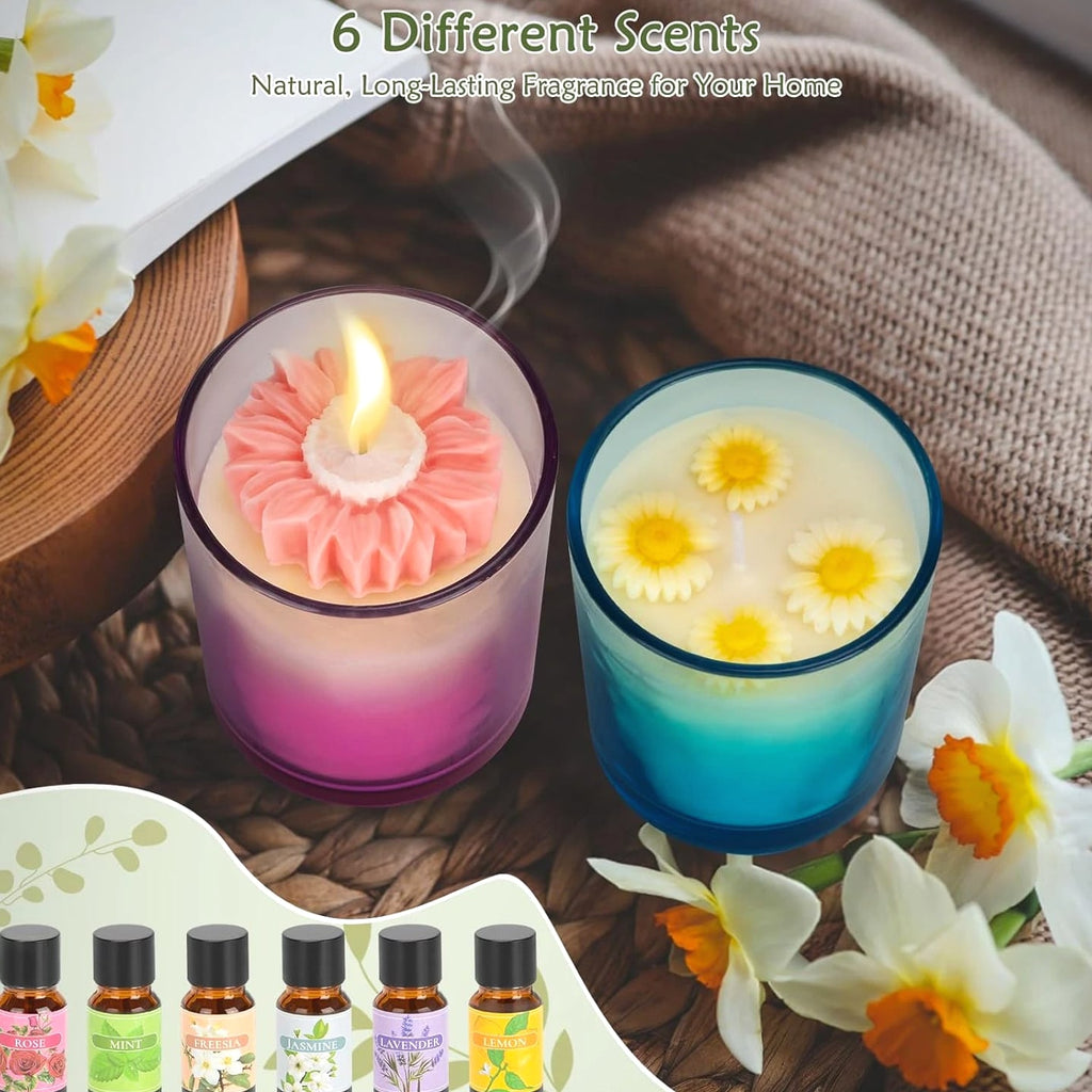 Candle Making Kit for Adults Beginners – 1200G Soy Wax, Digital Wax Melter Pot,
