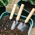 3Pcs Mini Garden Tool Set Indoor Plant Tools Shovel Rake Spade for Potting