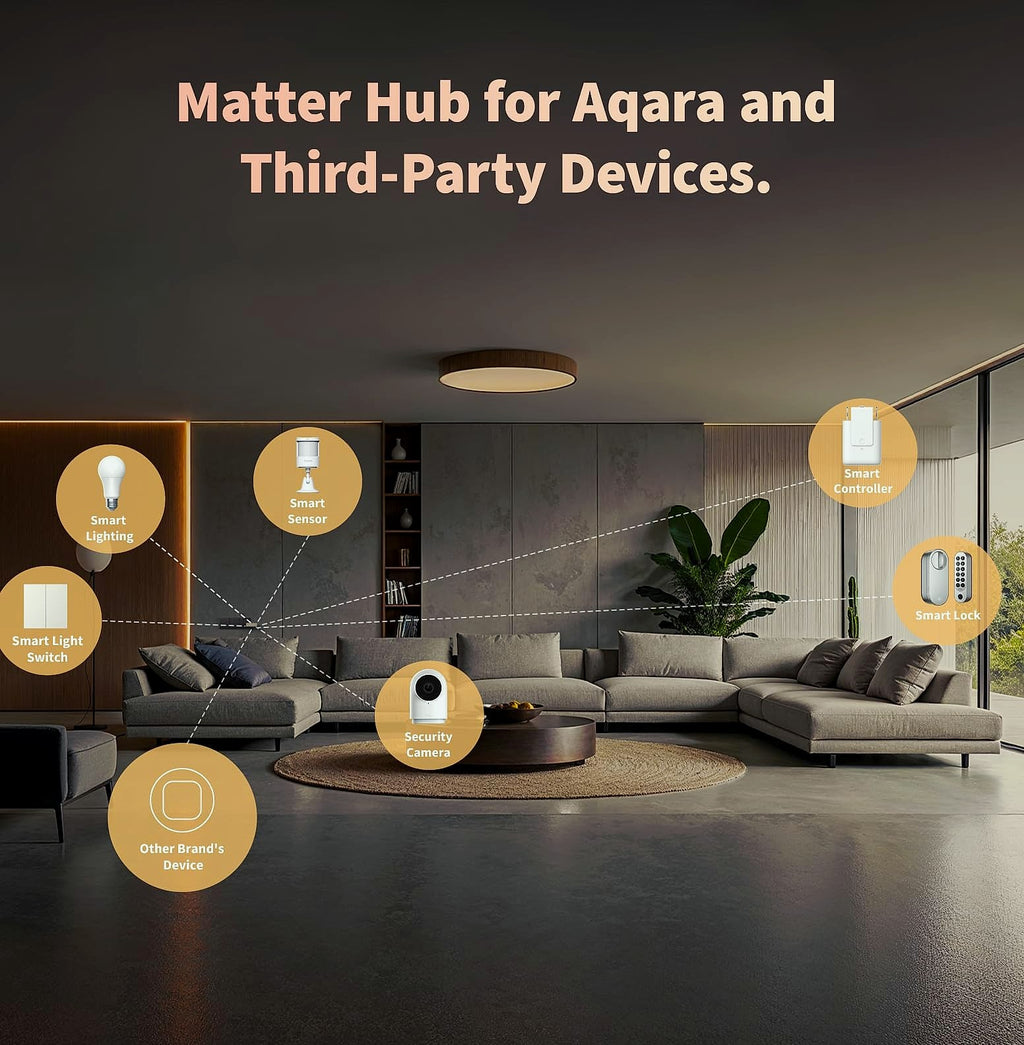 Aqara Water Leak Sensor 3 Pack with M100 Zigbee Hub