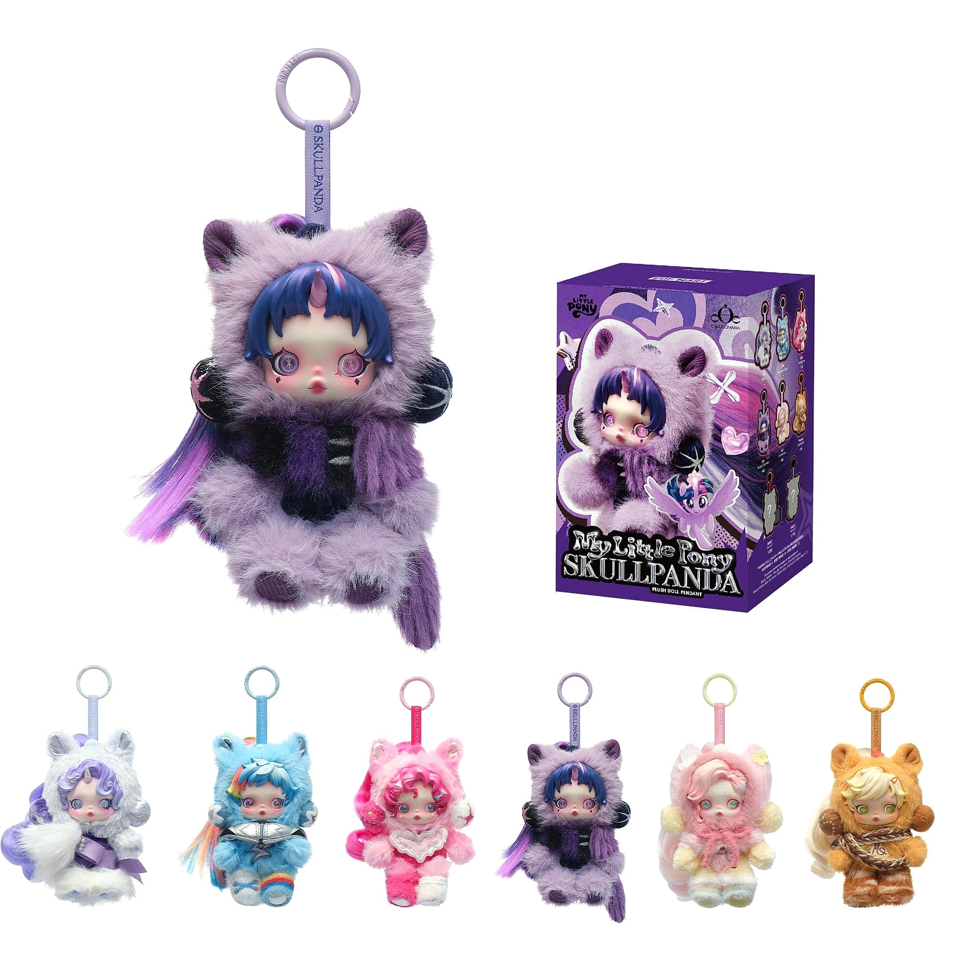 POP MART SKULLPANDA My Little Pony Series Blind Box Plush