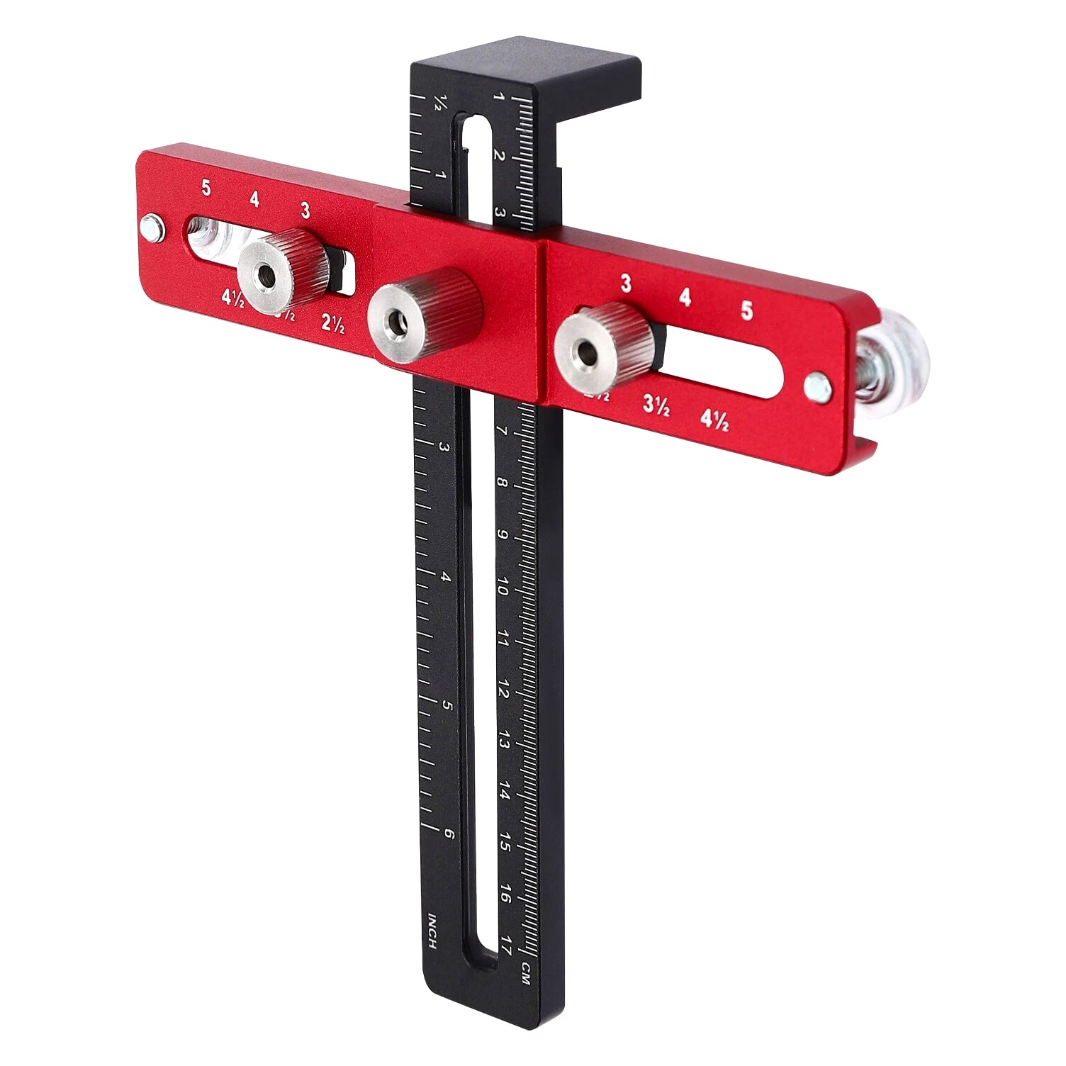 Adjustable Woodworking Drill Guide for Install Cabinet Door Handle Modern New~