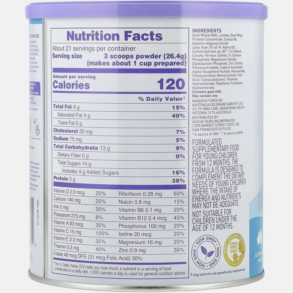 Goat, Toddler, Nutritional Drink Powder, 12-36 Months, 20 oz (567 g)