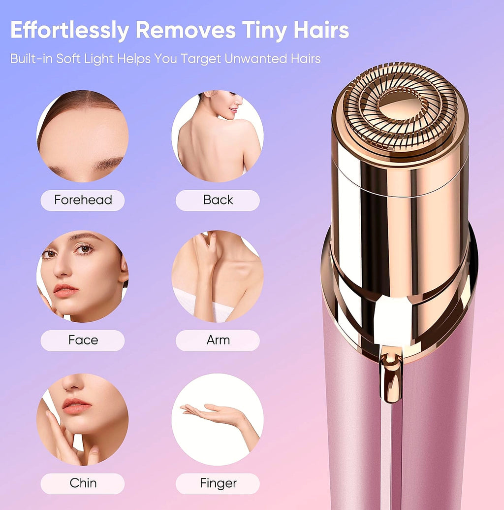 Claities Electric Facial Hair Remover with LED Light