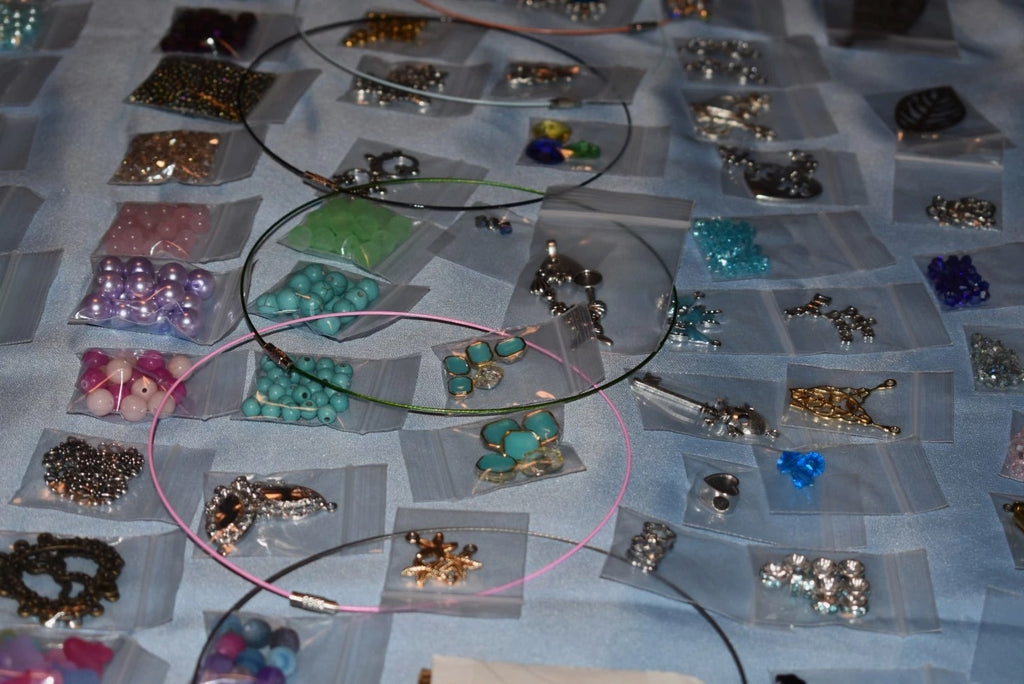 HUGE Lot Beads/Jewelry Making Supplies 50 'Bags' 100% NEW - UNIQUE LOTS! +XTRAS
