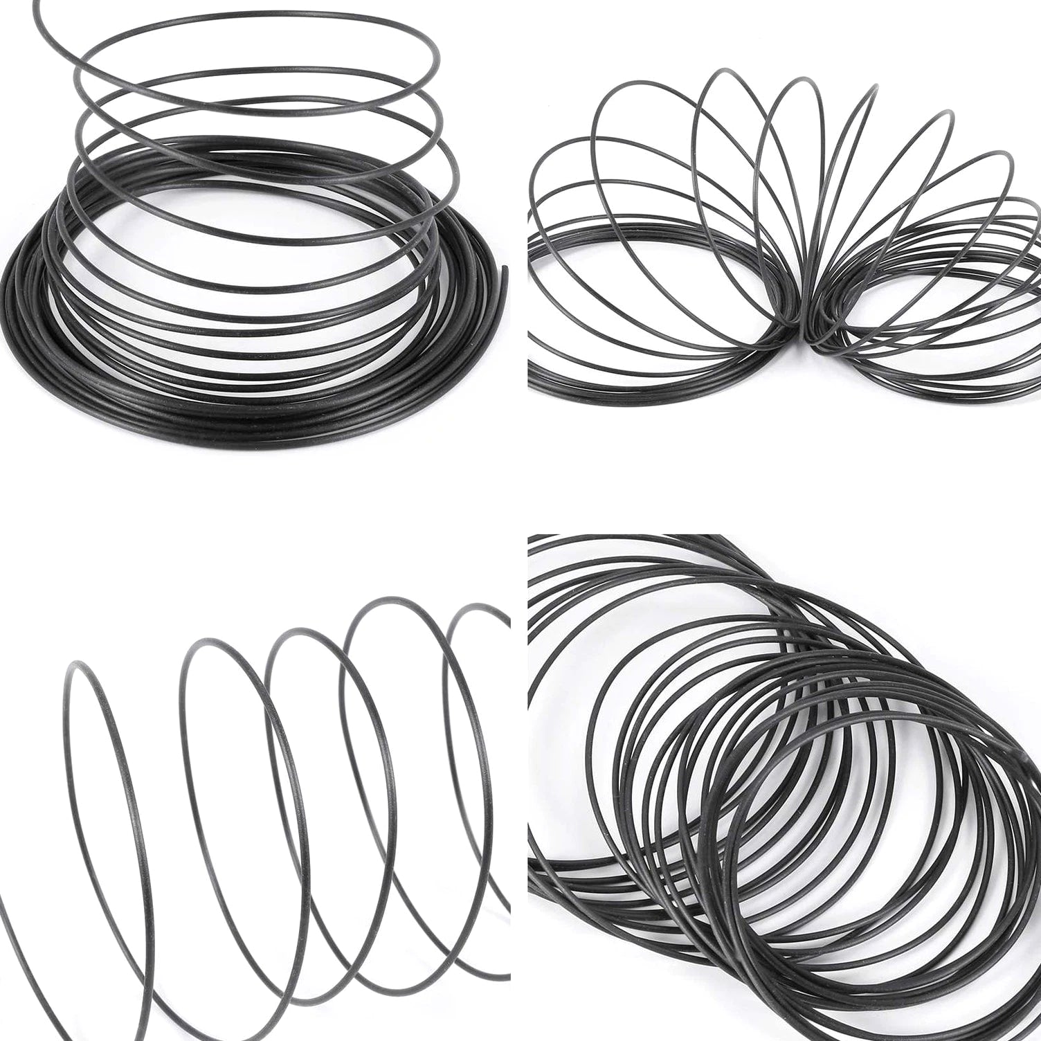 10M ABS 3D 1.75mm Printer Filament for 3D Scribble Pen Printers - Black Y5J8