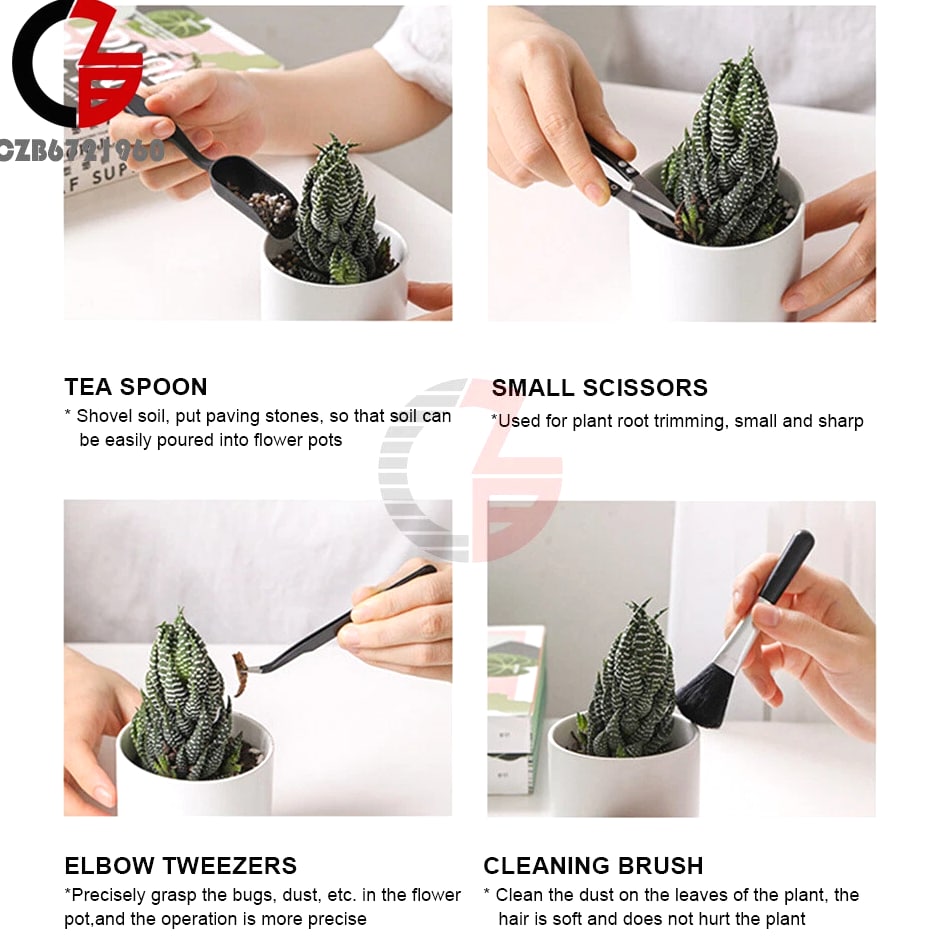 5/8/13Pcs Mini Garden Hand Transplanting Succulent Tools For Indoor Plant Kit