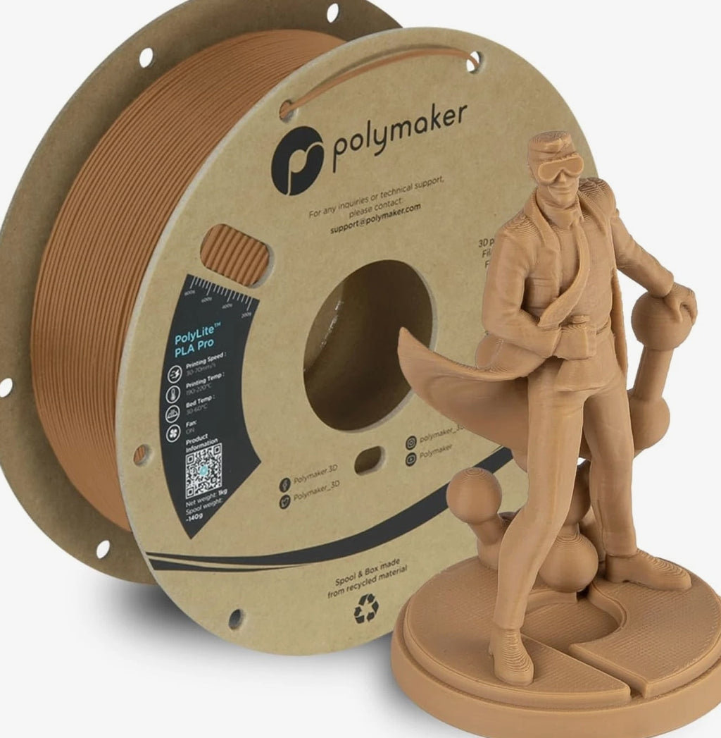 PLA PRO Filament 1.75Mm Army Beige, Powerful 3D Printer Filament 1Kg Polylite