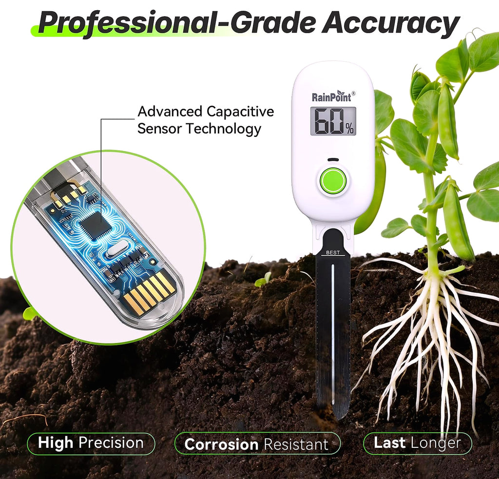 RAINPOINT Smart Wireless Moisture Meter with WiFi Hub Kit