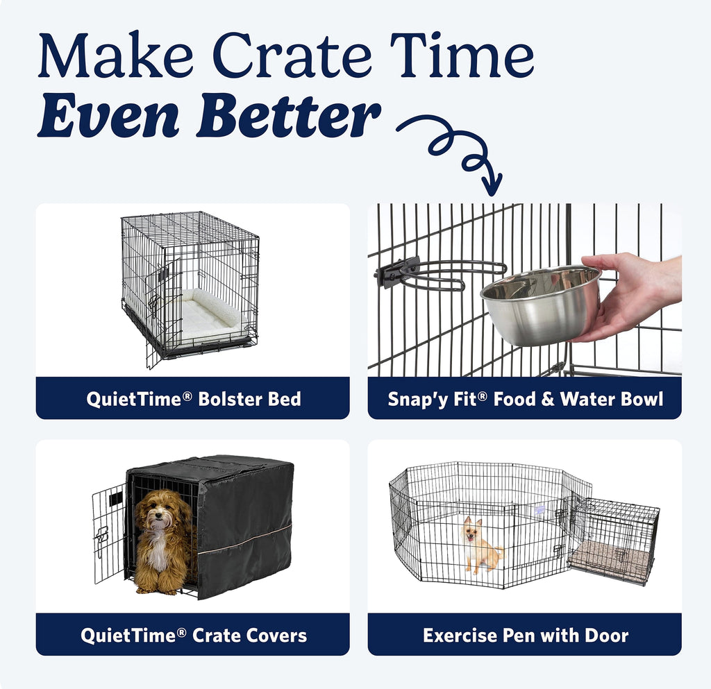 MidWest Homes for Pets 30-Inch iCrate Dog Crate for Medium Breeds