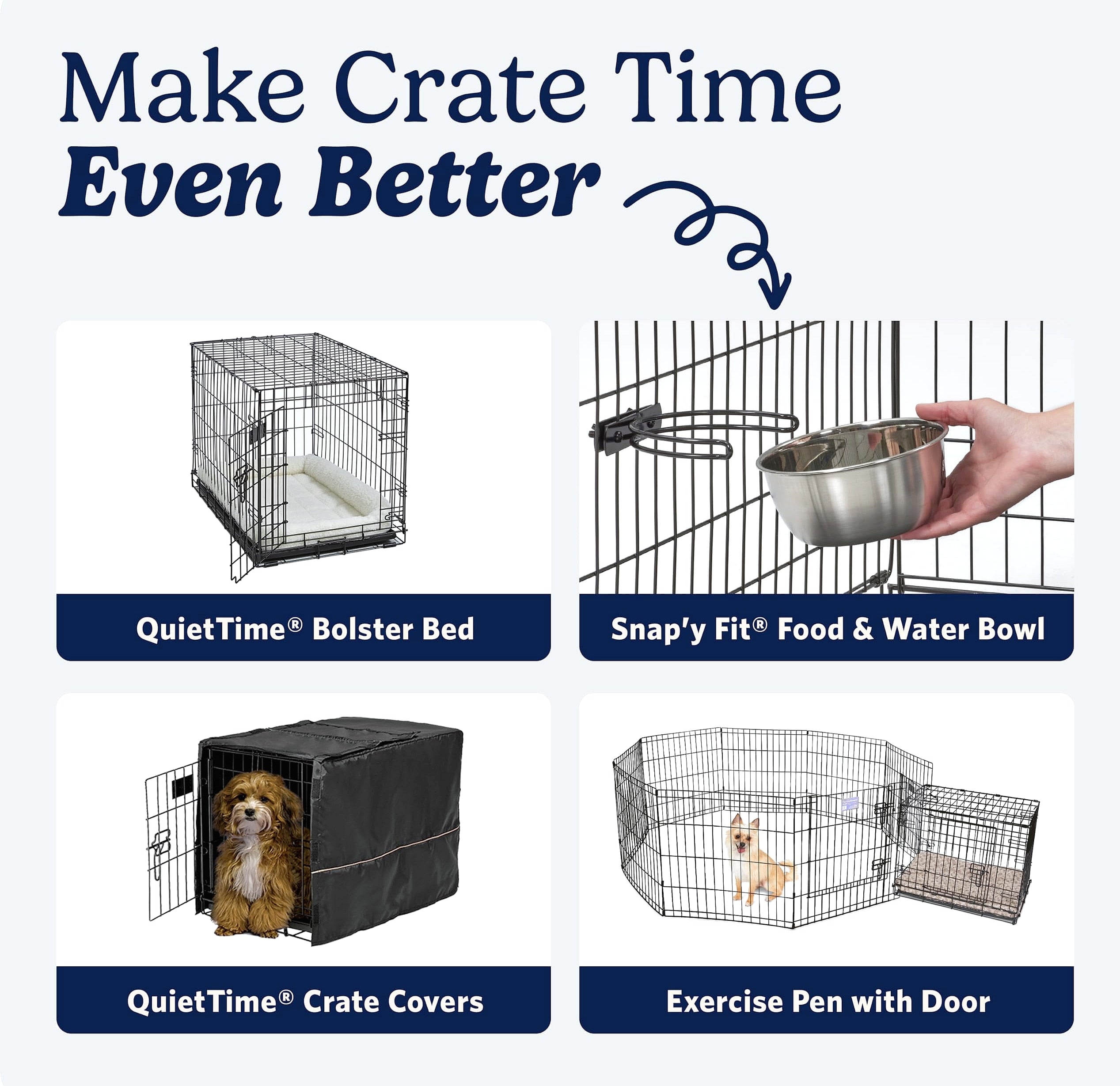 MidWest Homes for Pets 30-Inch iCrate Dog Crate for Medium Breeds