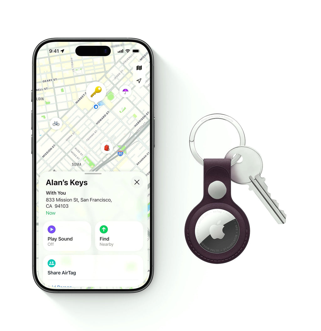 Apple AirTag 2nd Generation Item Tracker with Precision Finding