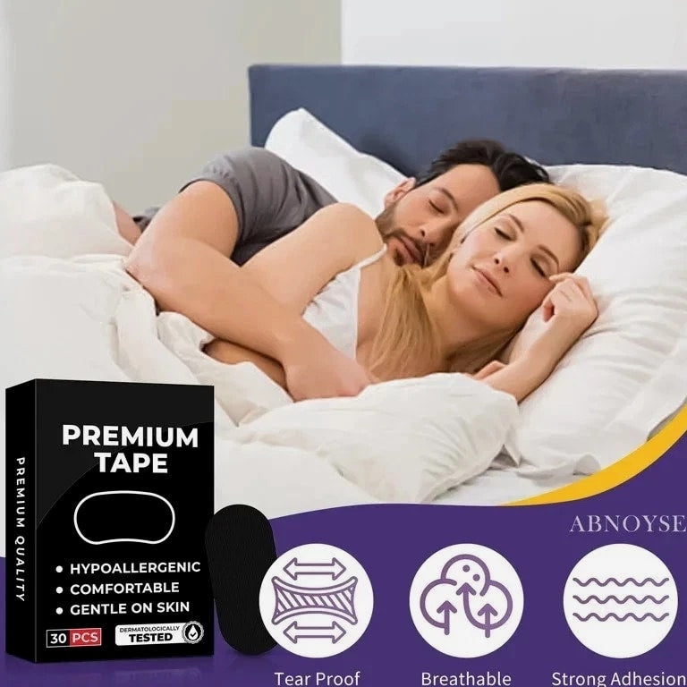 30-120 Strips Gentle Mouth Tape for Sleep – Soft Hypoallergenic Lip Support
