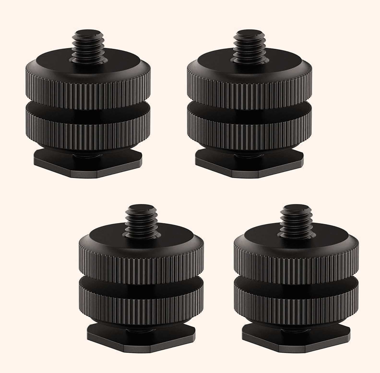 EszkozTA Camera Hot Shoe Mount to 1/4 Tripod Screw Adapter