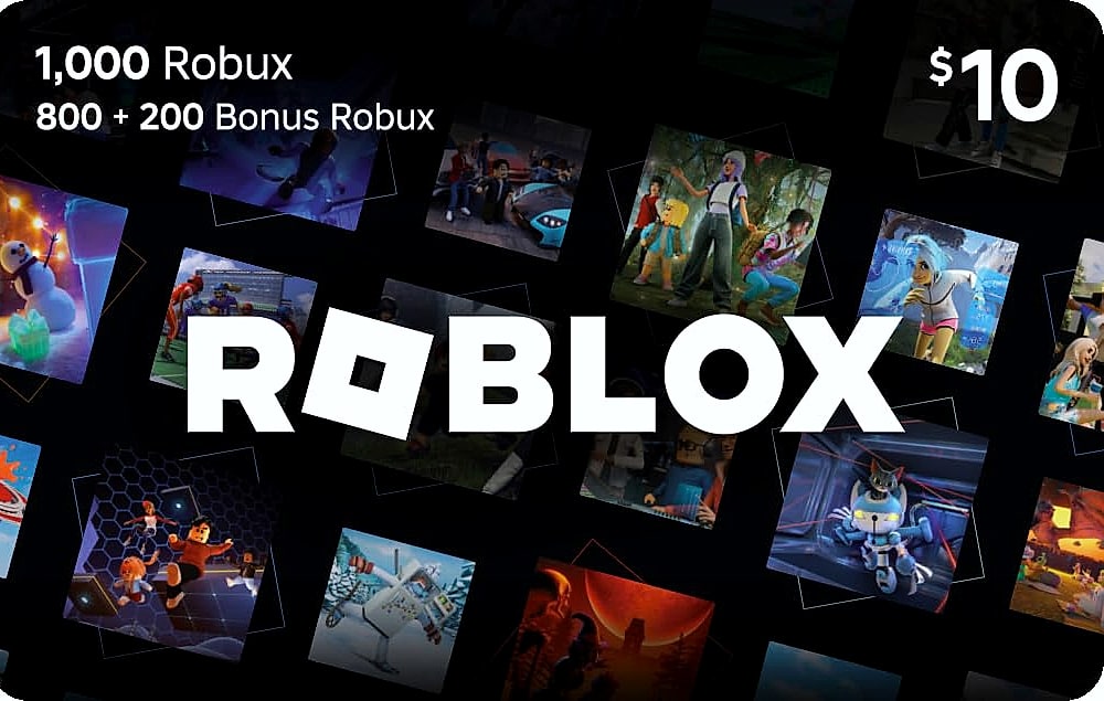 Roblox 1000 Robux Digital Gift Card with Bonus Item