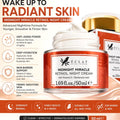 Retinol Night Cream Anti Aging - Hyaluronic Acid Wrinkle Repair Face 50ml