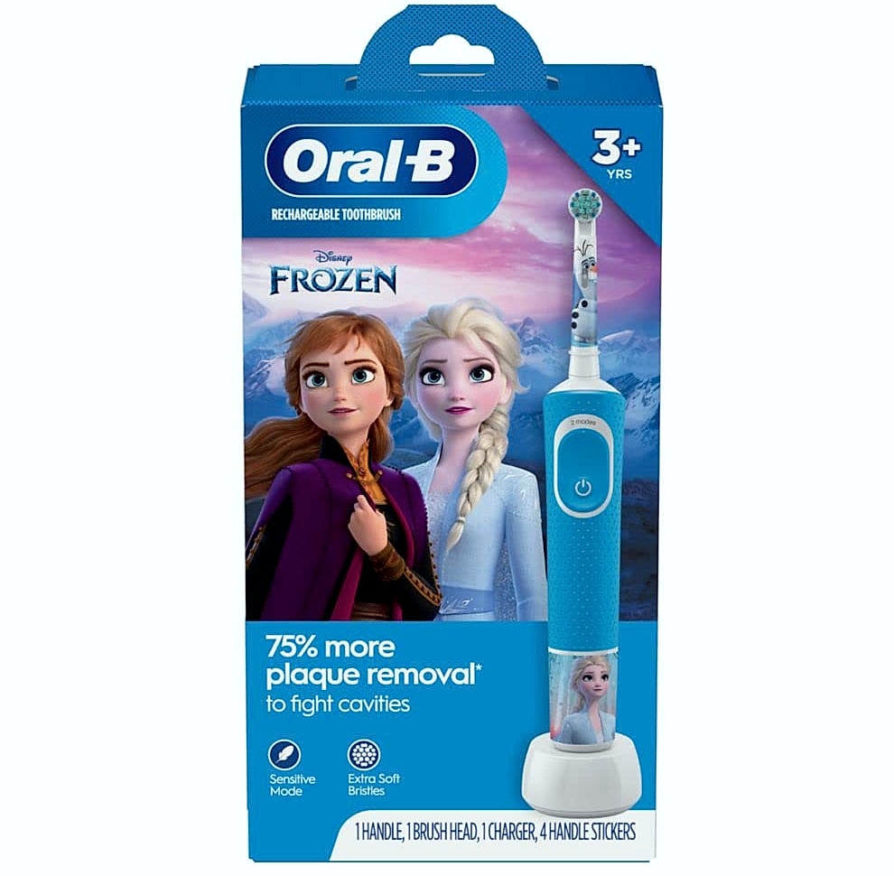 Oral-B Kids Electric Toothbrush with Disney Frozen for Ages 3+