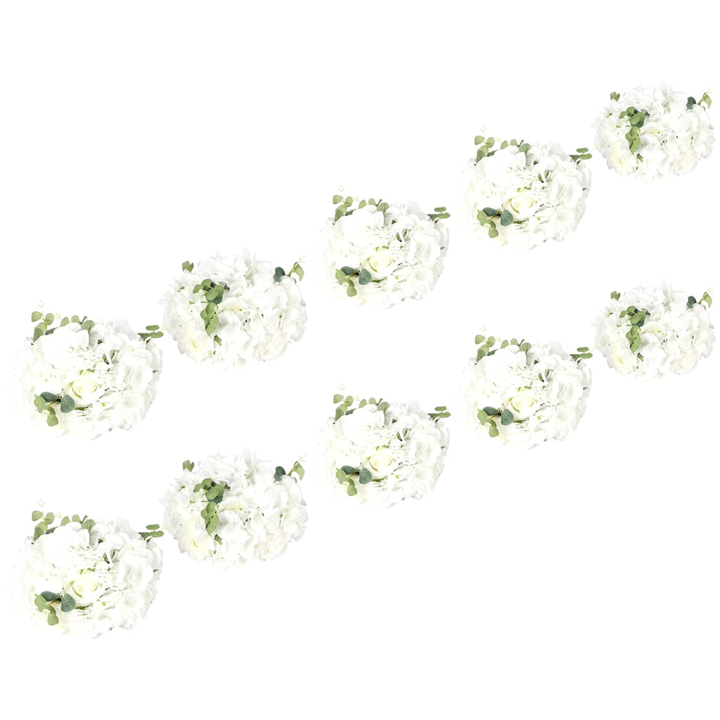10X Handmade Artificial Flower Balls for Weddings, Parties, and Decor