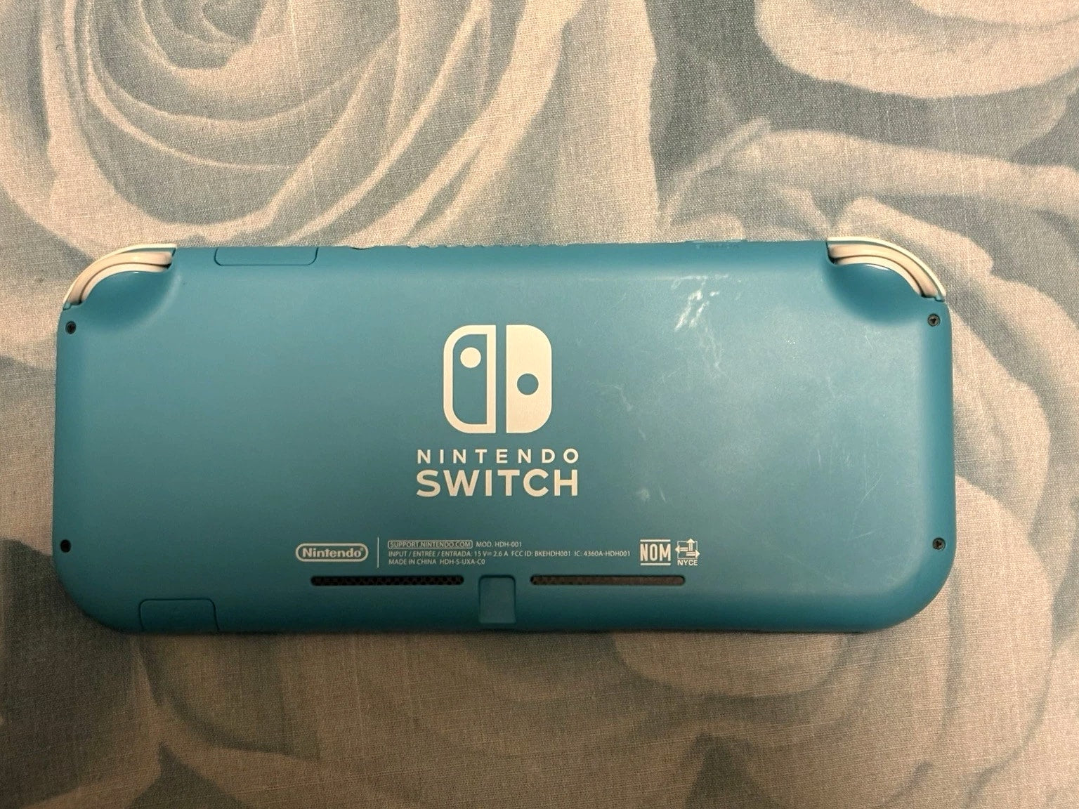 Nintendo Switch Lite Blue Bundle 128GB SD Card + Charger + Screen Protector