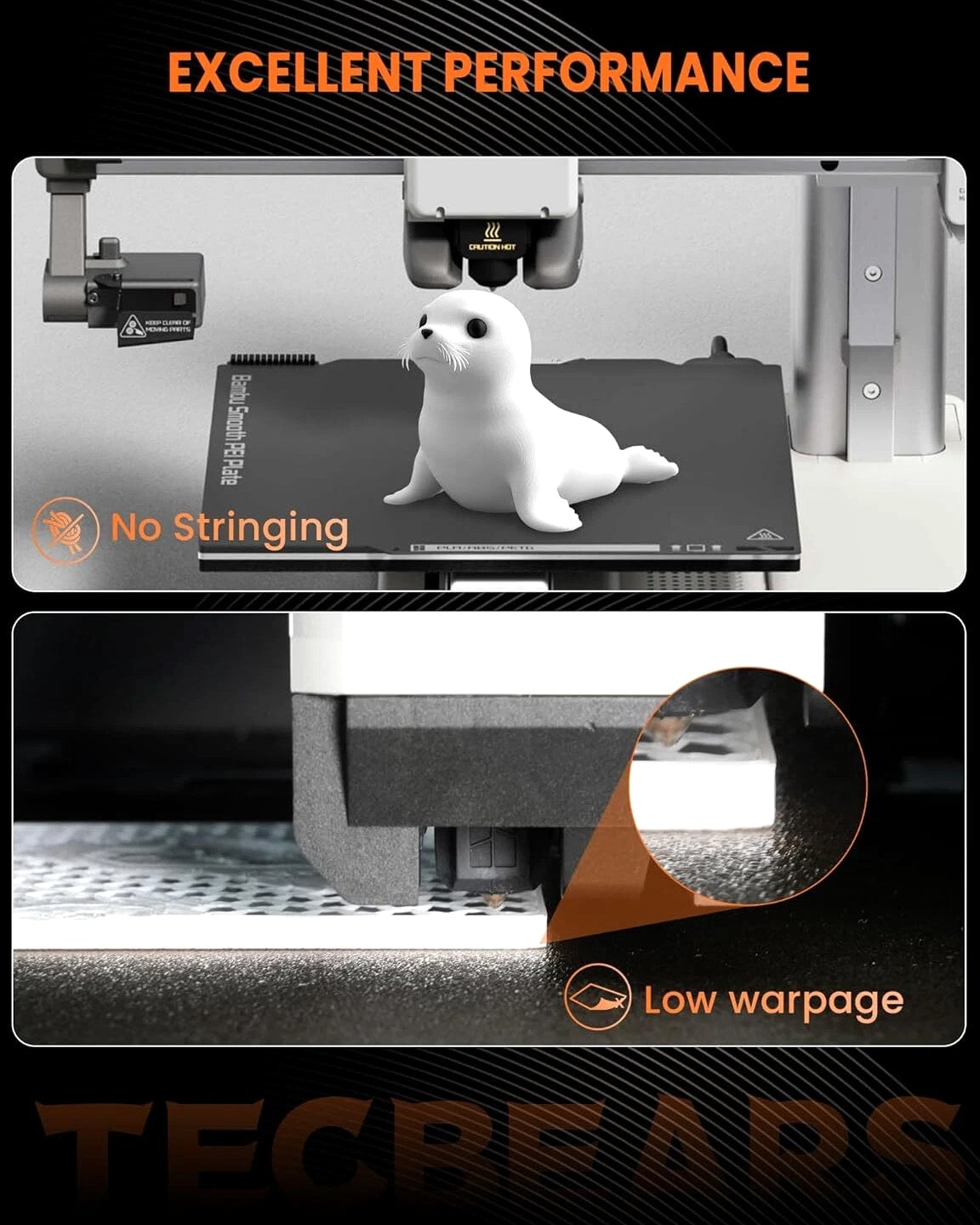 【Buy 10 Pay 6】TECBEARS PLA/PETG/SILK PLA+ Matte 3D Printer Filament 1KG ABS ASA