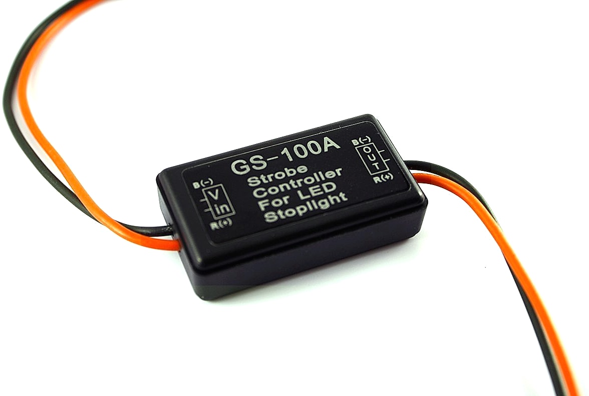 x xotic tech GS-100A LED Strobe Flash Controller for Car Brake Light