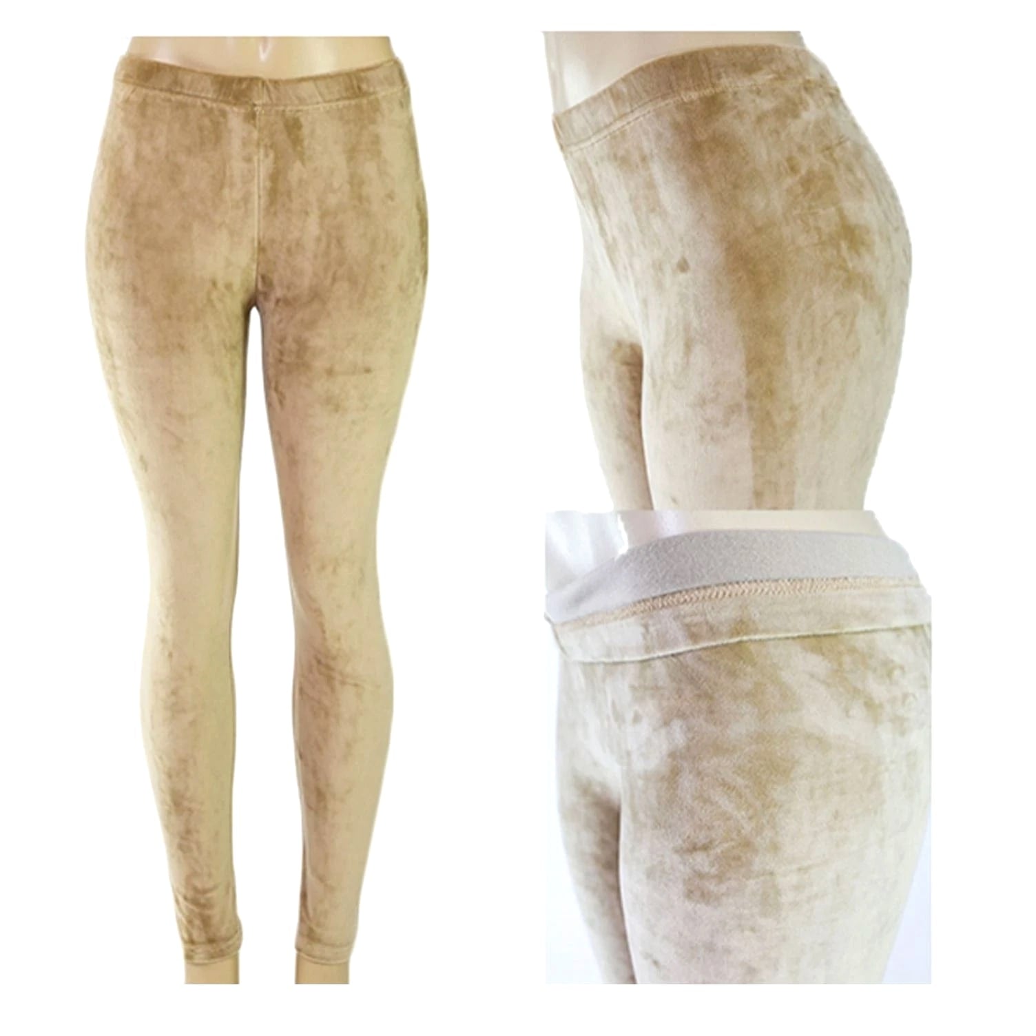 Winter New Velvet Velvety Thick Warm Ski Snow Leggings Stretch
