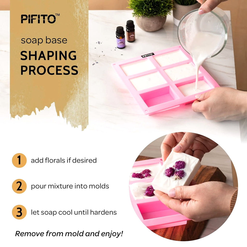 Pifito Shea Butter Melt & Pour Soap Base 80 Ounce (Pack of 1)