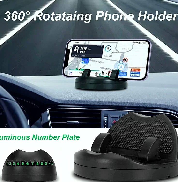 360 Degree Rotation Car Phone Holder Dashboard Mount Universal