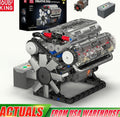 Mould King 10088 The V8 Engine Building Block Assembly Technical Car Brick Set Educational Car Engine Toys Kids Christmas Gift