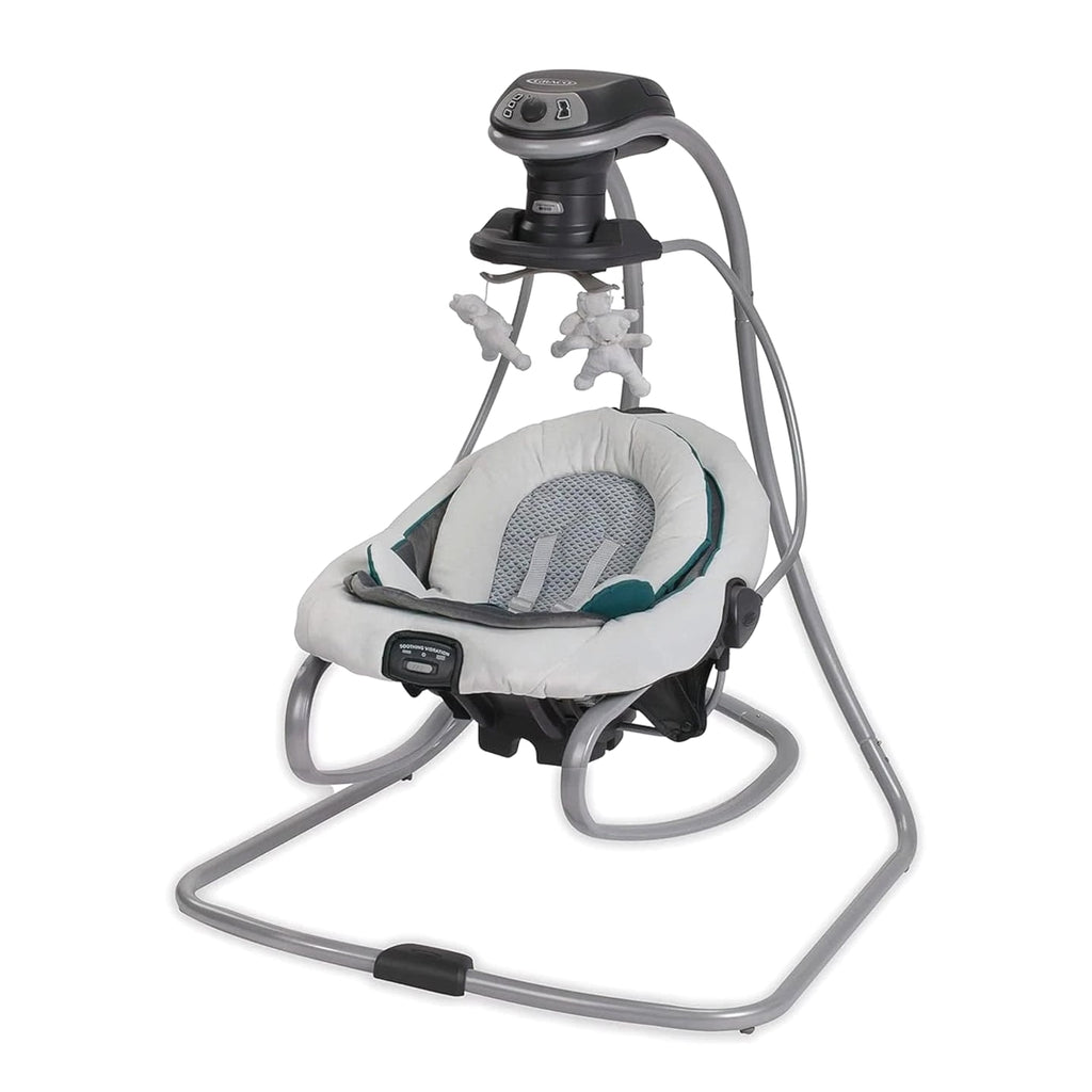 Graco Duetsoothe Swing and Rocker with Removable Swing Seat and 6 Swinging Speed
