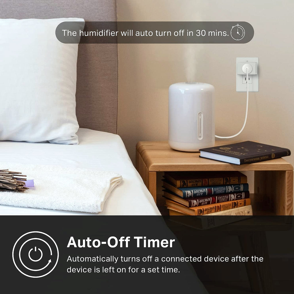 Kasa Smart Plug KP125M Matter Compatible Energy Monitor 2-Pack