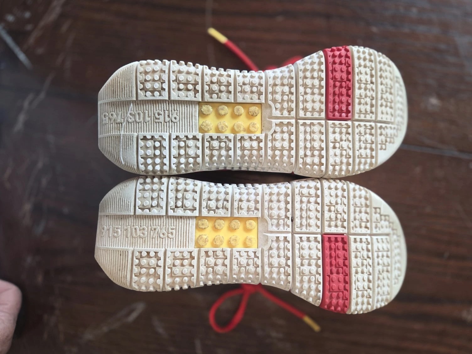 Adidas Lego Primeblue Shoes. Size 5. Red.   Lvl029002. June 2021