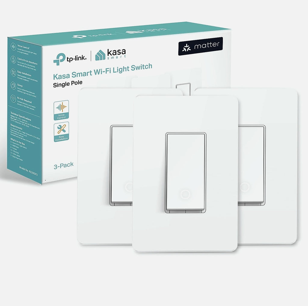 Kasa Smart Matter Light Switch KS205 Voice Control