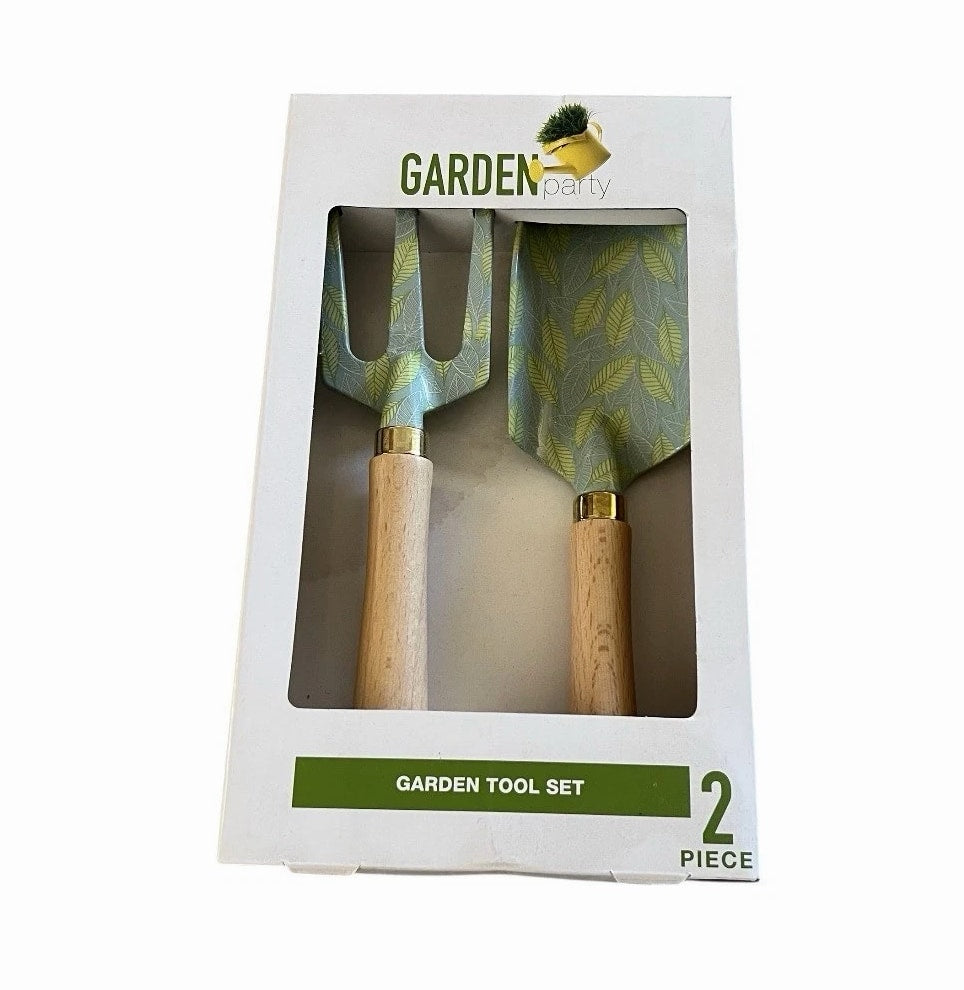 Garden Party Green Floral Tools Kit Home Tool Equipment Garden Tool 2 Piece Set
