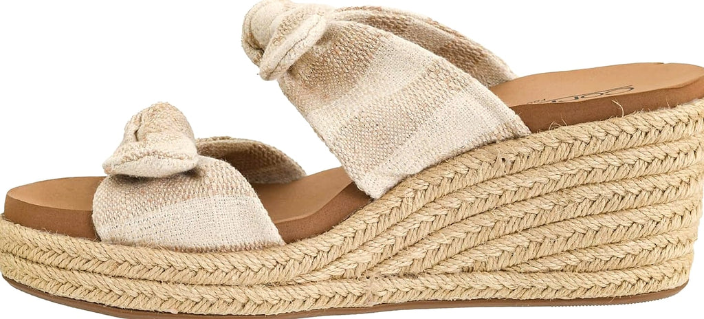 Corkys Footwear Women's Tie The Knot Wedge Sandal
